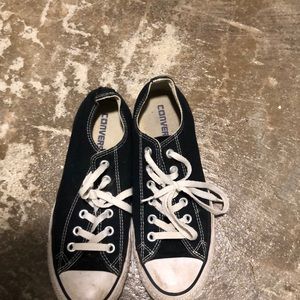 Ankle navy blue converse
